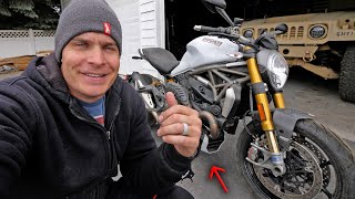 Ducati Monster 1200s Battery Replacement Nightmare