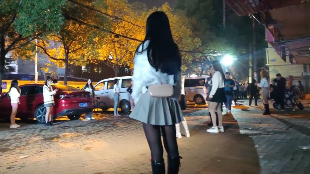 China Red Light District Ladies Waiting For Customers China's Red Light District Is Full of Beautiful Street Girls - YouTube