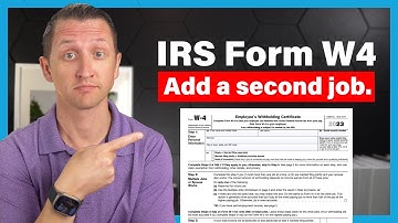 How do I add a second job to my IRS form W4 in 2023