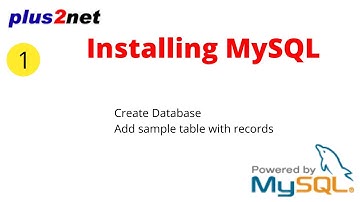 Download & Install MySQL with Workbench and creating database with sample student table with records