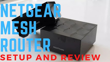 Netgear Nighthawk Mesh Wifi 6 Router AX1800 MK63 Unboxing, Setup, and Review!