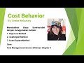 Cost Behavior Mixed Cost