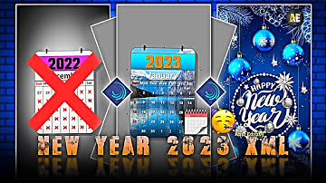 HAPPY NEW YEAR 2023 XML 📅 || NEW 3D CALENDAR XML CREDIT » @Shree_Hanuman_Edit