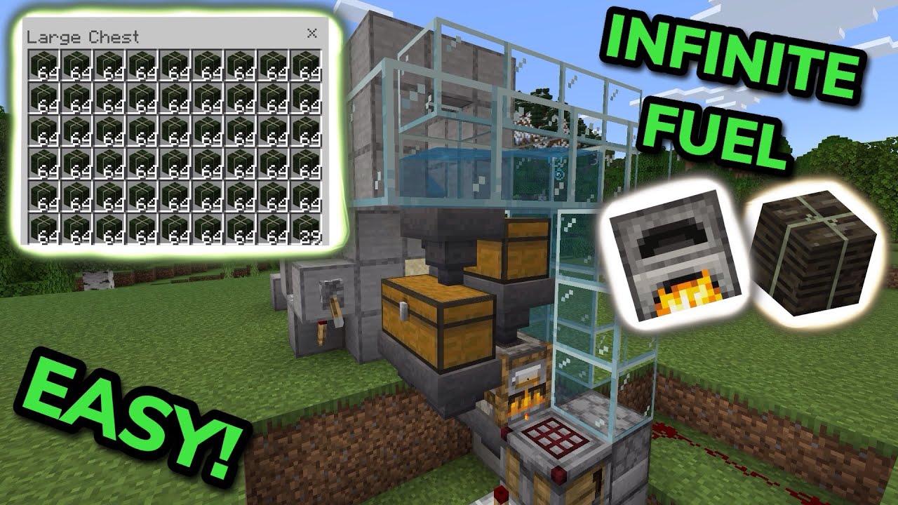 BEST 1.21 AUTOMATIC FUEL FARM TUTORIAL in Minecraft Bedrock (MCPE/Xbox ...