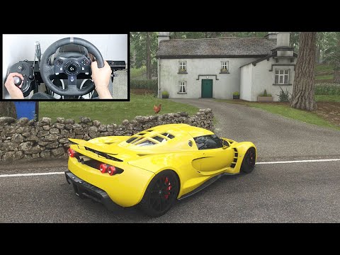 Forza Horizon 4 Hennessey Venom GT (Steering Wheel + Shifter) Gameplay