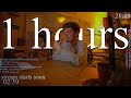 LIVE-Late NIGHT | 1-HOUR study with me 📚⛈️ rain &amp; thunder sounds