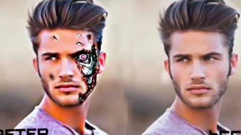 || PicsArt editing tutorial 2017 || How to create terminator face ||