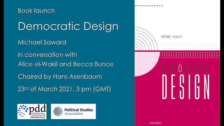 Book Launch: Democratic Design, by Michael Saward