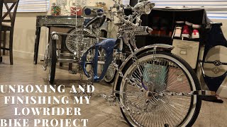 unboxing and finishing my project lowrider bike
