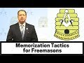 Memorization tactics for freemasons