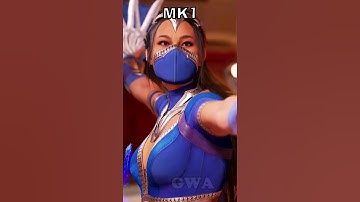 Mortal Kombat Kitana MK1 Vs MK2 Vs MK9 Vs MKX Vs MK11