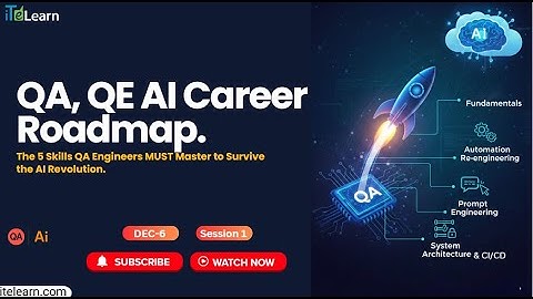 The 5 Skills QA Engineers MUST Master to Survive the AI Revolution  | QA QE AI Career Roadmap