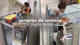 Compras Mercado de reposição da casa  no Carrefour | Organizando a casa & as compras