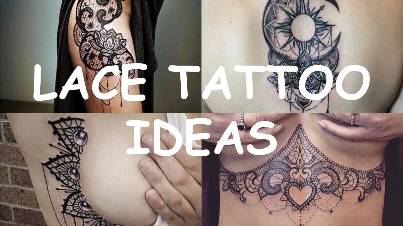 30 of the Most Realistic Lace Tattoo Ideas | MyBodiArt.com