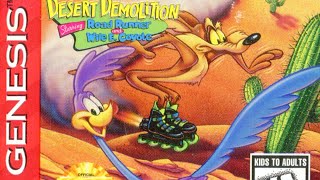 Desert Demolition ( Roadrunner ) ➠ Walkthrough ₓ Full Game, Sega (16 bit.)