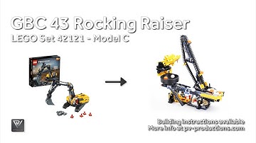 GBC 43 Rocking Raiser - Building Instructions Alternate Build - 42121 Heavy Duty Excavator