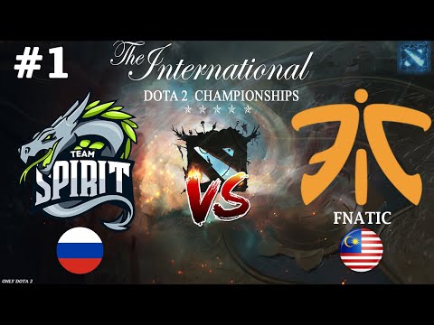 Видео: ЗАДАЛИ НЕРЕАЛЬНЫЙ ТЕМП! | Spirit vs Fnatic #1 (BO3) The International 10