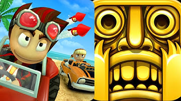 Beach Buggy Racing with Temple Run Combo - Endless Run Gameplay (Android/iOS)