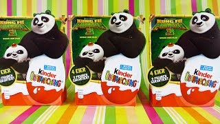 Kung Fu Panda 3 Kinder Surprise 4 x Egg Packs Panda Toys 2016 screenshot 5