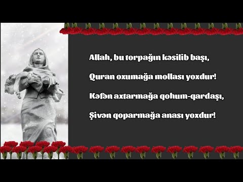 XOCALI SOYQRIMI / ŞEİR/ ÖLÜ TORPAQLARA MƏZAR QAZILMIR / QANLI YADDAŞ/ 2 ŞEİR
