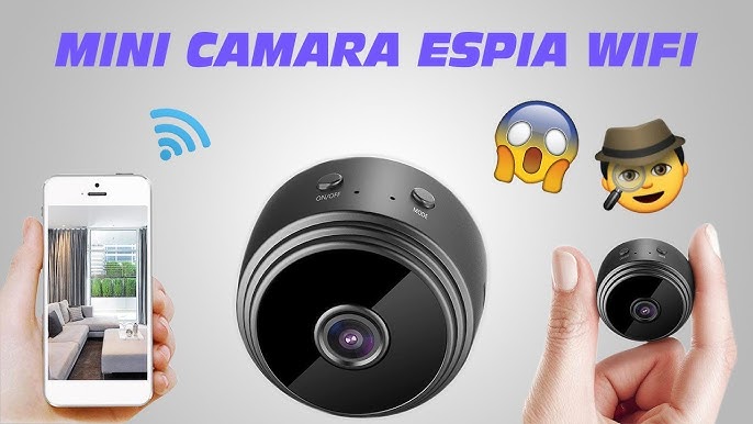 FJCA Mini Camara Espia, 1080P HD Mini WiFi Oculta Cámara Espía