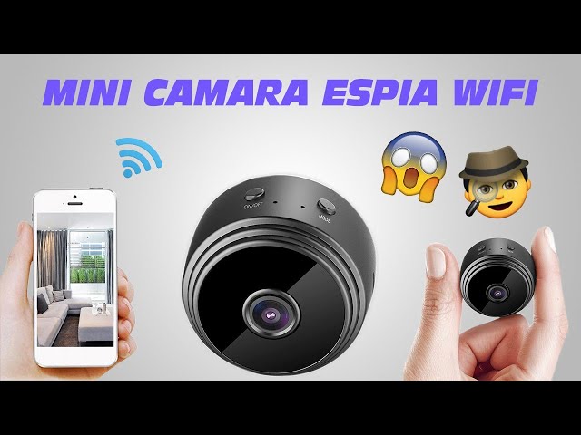 Como Usar Mini Camera Espia Wireless WiFi HD 1080P Camara Oculta, Visión  Nocturna 