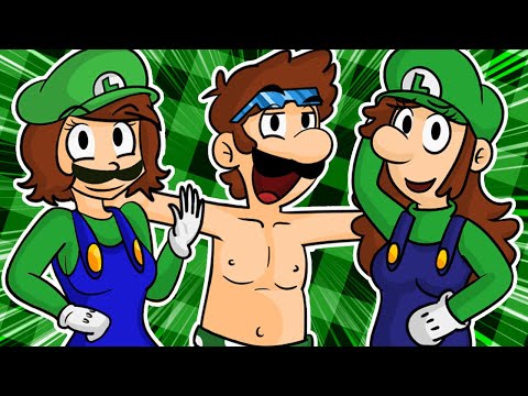 Funny Luigi Shorts