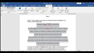Crear una Macro para Aplicar un Conjunto de Estilos Predefinidos a un Párrafo o Texto Seleccionado