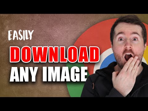 ONE CLICK - How To Download ANY Image From Any Website!