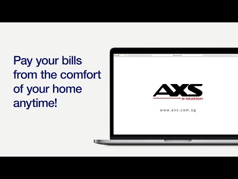 How to pay your bills on AXS e-Station?