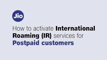 How to Activate International Roaming (IR) Services for Postpaid Customers