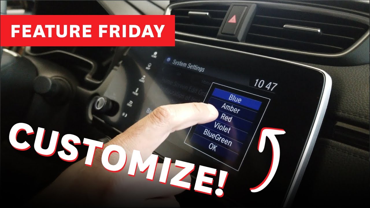 Customizable Infotainment System in the 2021 Honda CR-V | ALL TRIMS