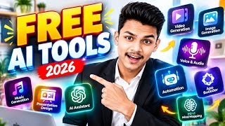 10 Best FREE AI Tools in 2026 🤯 | AI Tools Every Creator Should Know screenshot 2