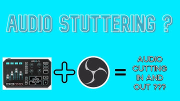 GOXLR AUDIO DROPPUT WHEN OBS OPEN? (GOXLR STUTTERING?)