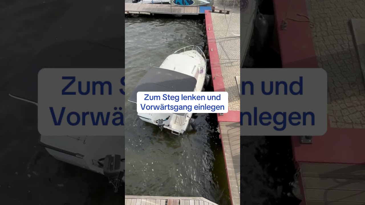 Prüfungsmanöver Ablegen mit Eindampfen in die Vorspring 