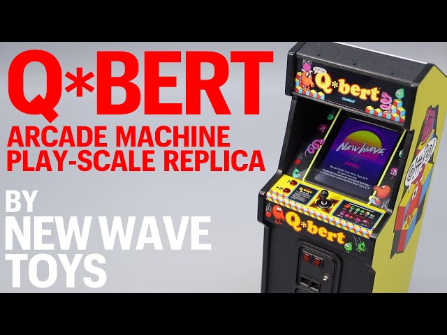 New Wave Toys Qbert x Replicade 1/6 Scale Arcade Machine Unboxing