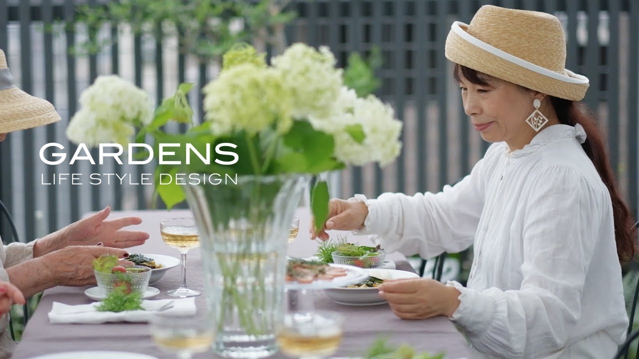 GARDENS 横浜 Vlog　お庭のある暮らし。収穫とランチタイム【ガーデンズ】