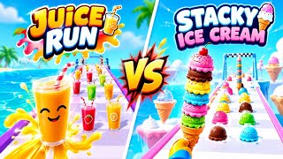 🔥 Juice Run vs Stacky Ice Cream – Which Game Is Better? 🍹🍦 screenshot 3