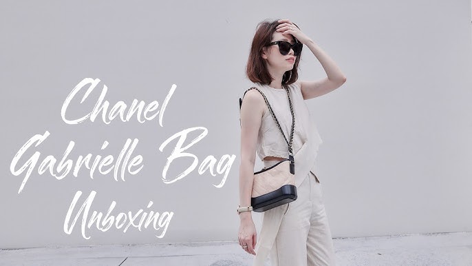 chanel gabrielle bag small outfit
