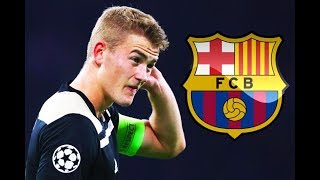 De ligt to juventus?! matthijs will join lionel messi & barcelona with
ajax teammate frank jong!