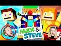 🤣 ALEX E STEVE - MINECRAFT ANIMAÇÃO - REAGINDO