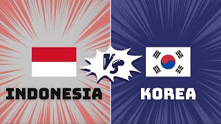 Indonesia vs Korea Selatan - Perbandingan Kekuatan Negara