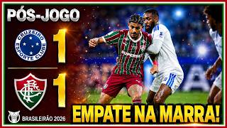 🔥EMPATE NA RAÇA! BRIGOU, LUTOU E BATEU DE FRENTE COM O CRUZEIRO! 🚀RESULTADO MUITO IMPORTANTE!