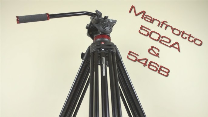 Manfrotto MVH502A Fluid Head and 546B Tripod System with Carrying