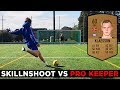 HOW GOOD IS A 60 RATED KEEPER IN REAL LIFE? skillNshoot vs Pro Goalkeeper