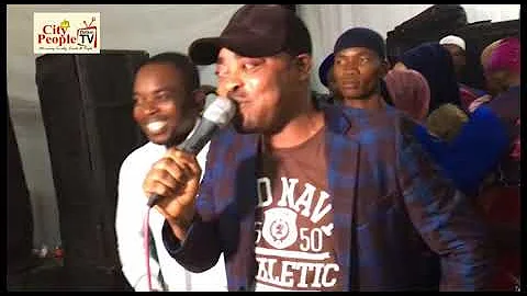 SHOW OF MONEY AS THREE FRIENDS SPRAY MONEY ON ALHAJI SAOTY AREWA