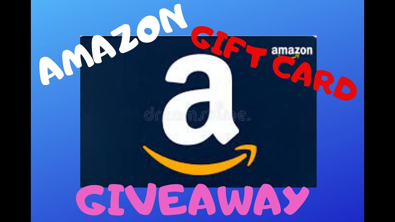 Amazon Gift Card Subscriber Giveaway YouTube