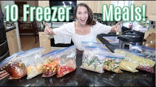 10 Incredible Freezer Meal Recipes! Dump & Go! Best Freezer Meals You Will Make! No Skill Involved!