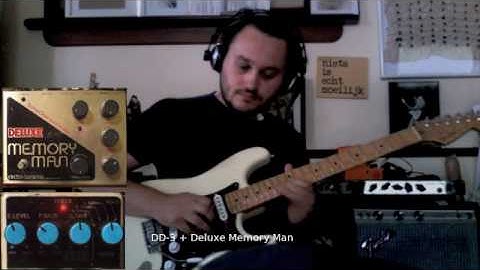 Multitap Delay with Boss DD-3 and EHX Memory Man