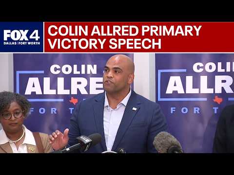 Colin Allred gives primary runoff victory speech | FULL